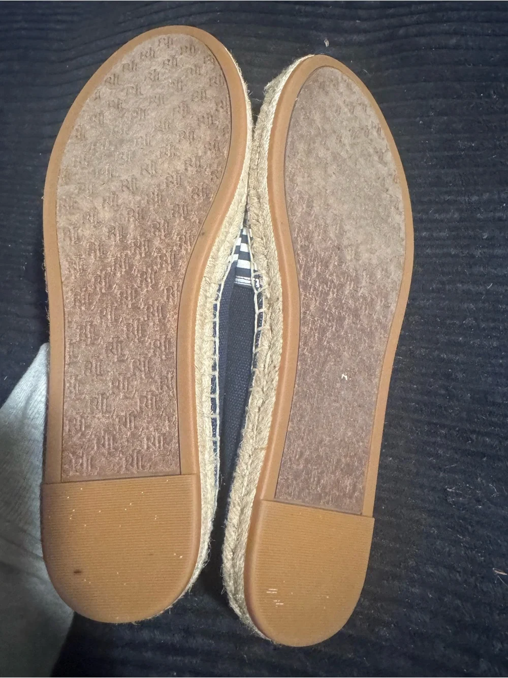 Lauren Ralph Lauren Women's Cameryn Nappa Espadrilles Flats size 10